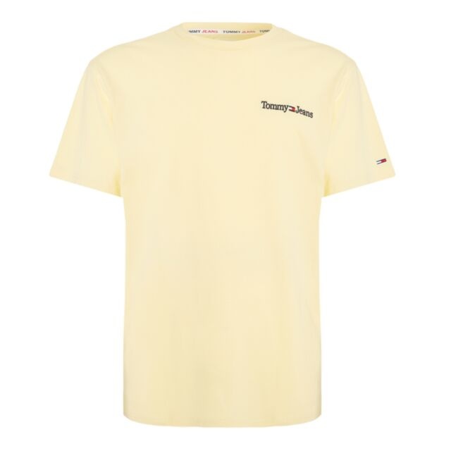 Tommy Jeans Classic Linear T-Shirt Lemon