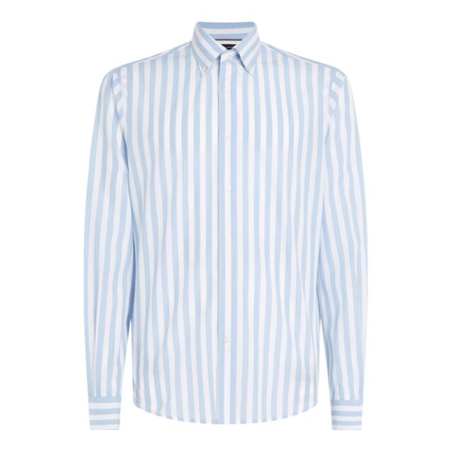 Tommy Hilfiger Silky Stripe Shirt Cloudy