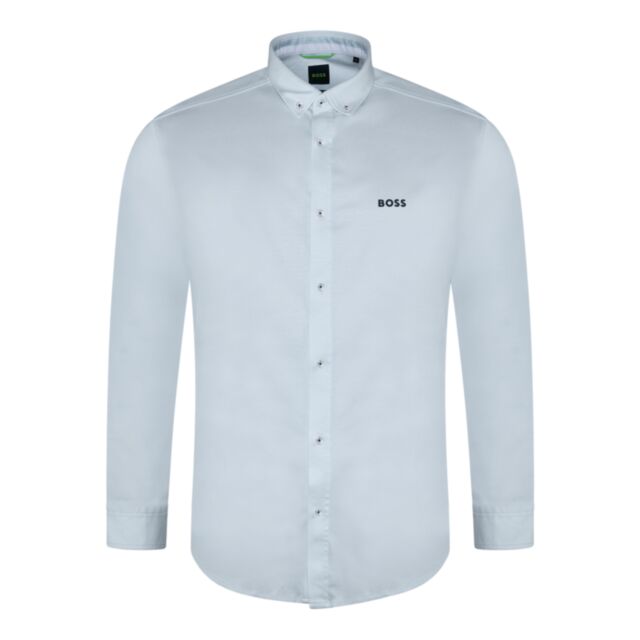 Boss Biado R Shirt Open Blue