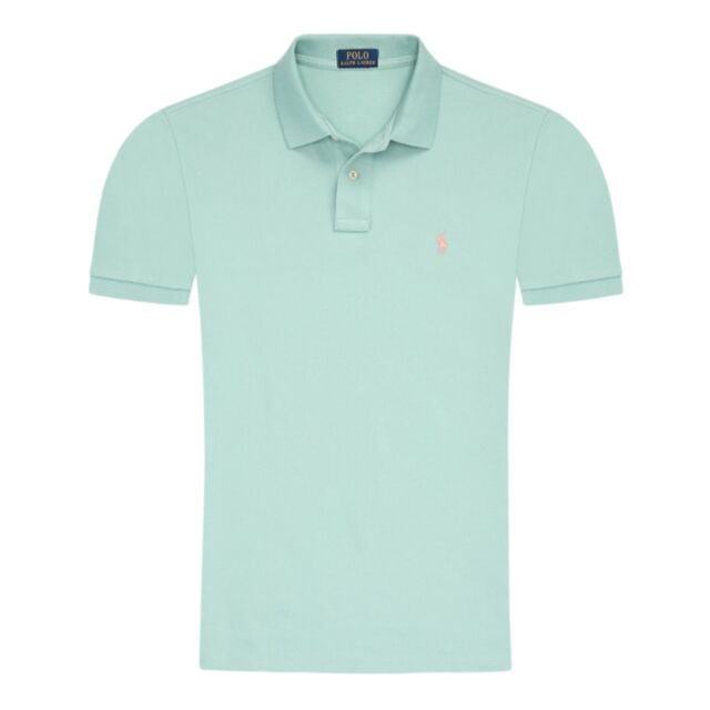Ralph Lauren SS Mesh Polo Blue Green