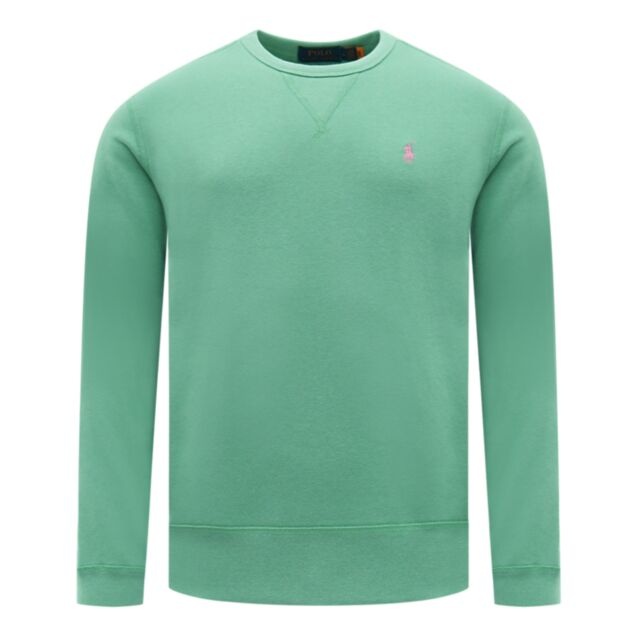 Ralph Lauren Fleece Cotton Sweater Green