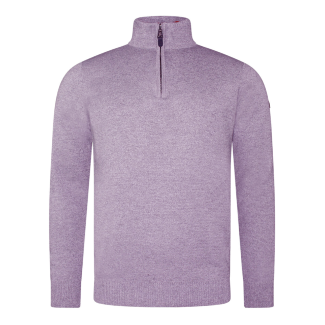 Ted Smith Stella 1/4 Zip In Pink Twist