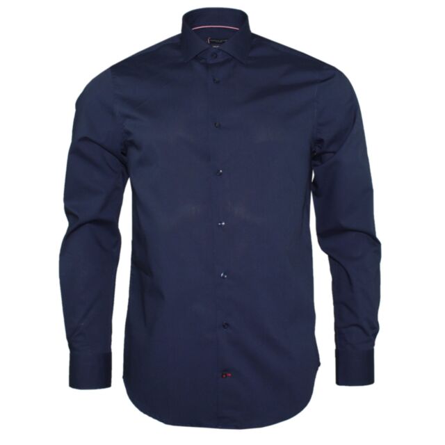 Tommy Hilfiger Navy Core Poplin Shirt