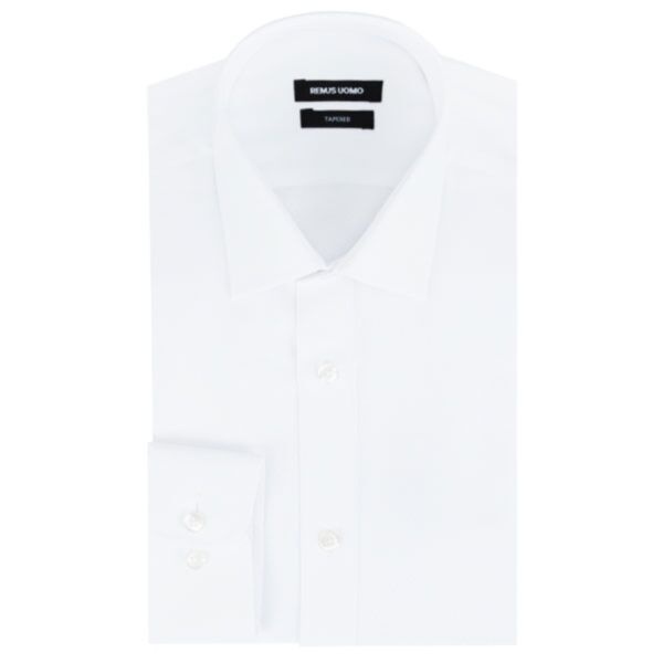 Remus Tapered Fit Formal Shirt In White