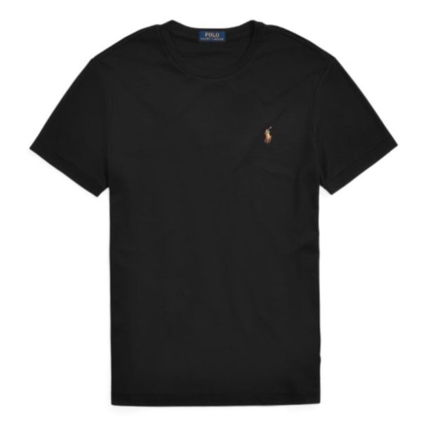 Ralph Lauren Pima SS T-Shirt In Black