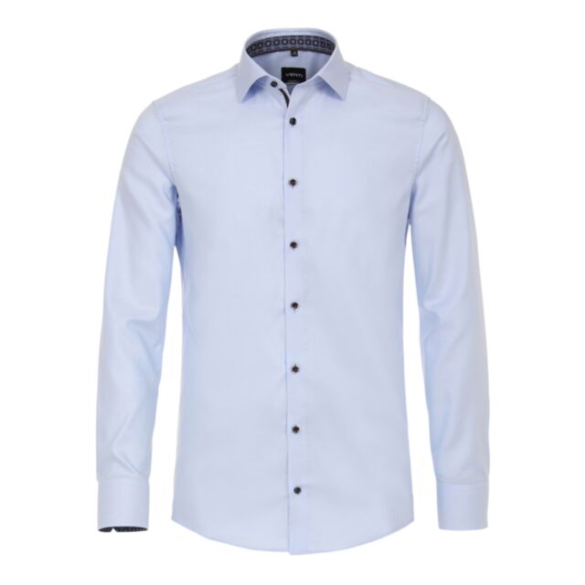 Venti Kent Modern Fit Shirt In Blue