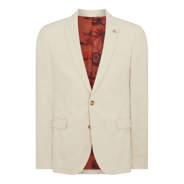 Remus Uomo Linen Deano Jacket Beige