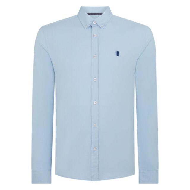 Remus Uomo Ashton Slim Shirt In Light Bl