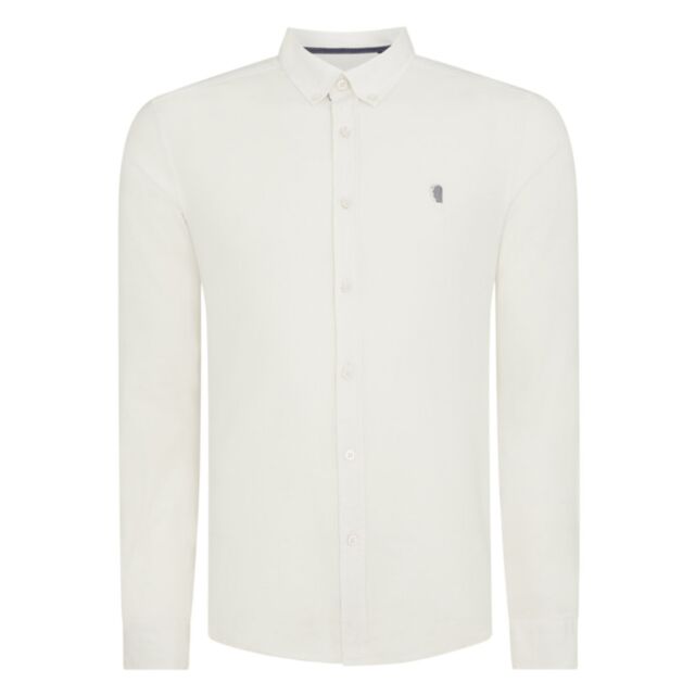 Remus Uomo Ashton Slim Shirt In Cream