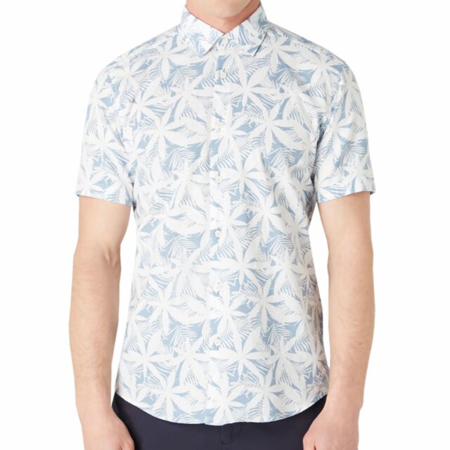 Remus Uomo SS Parker Shirt Light Blue