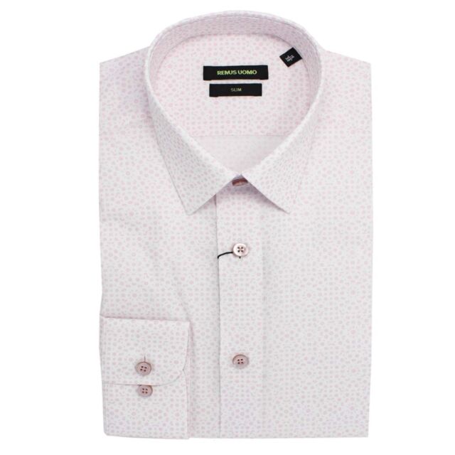 Remus Ashton Flower Pattern Slim Shirt P