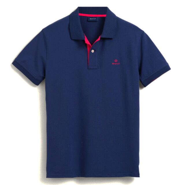 Gant Contrast Collar SS Rugger Persian B