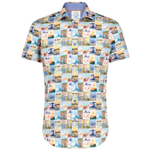 Fish Named Fred Brazil SS Shirt Multicol