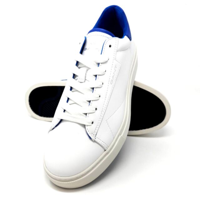 Gant Mc Julilen Trainer In White/Blue