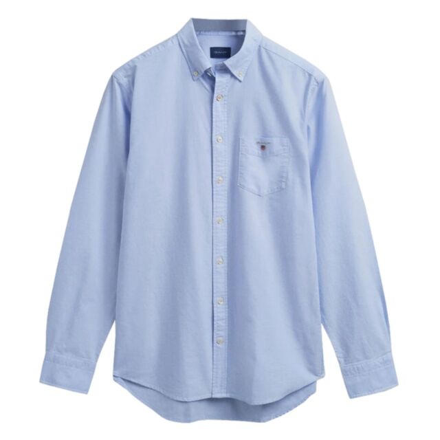 Gant Reg Oxford Shirt BD In Capri Blue