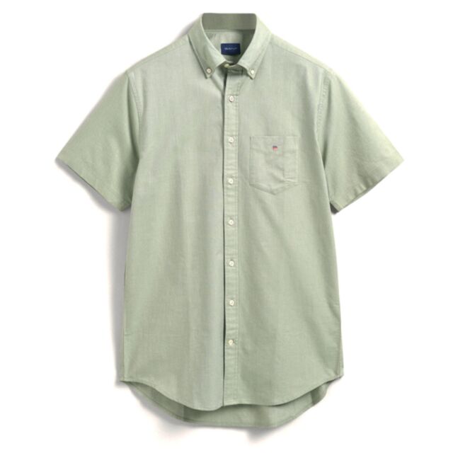 Gant Reg Oxford Shirt SS BD Kalamata Gre