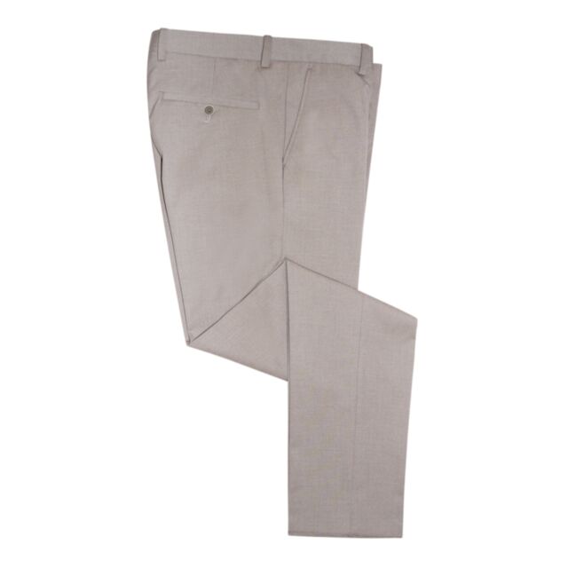Thomas Goodwin Slim Trousers Beige