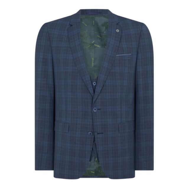 Remus Uomo Lucian Jacket Navy Check
