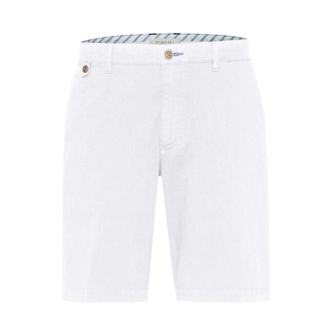 Bugatti Bermuda Chino Shorts White