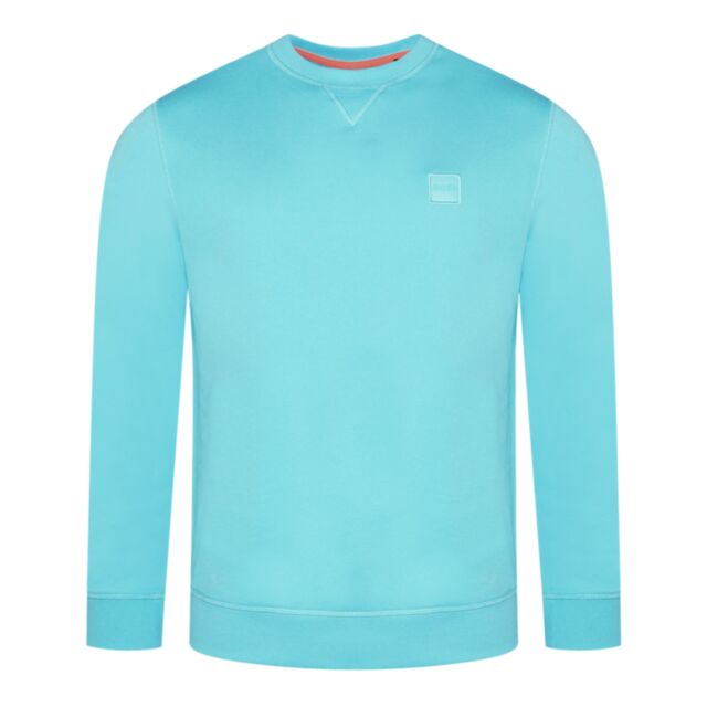 Boss Westart Sweater Open Blue