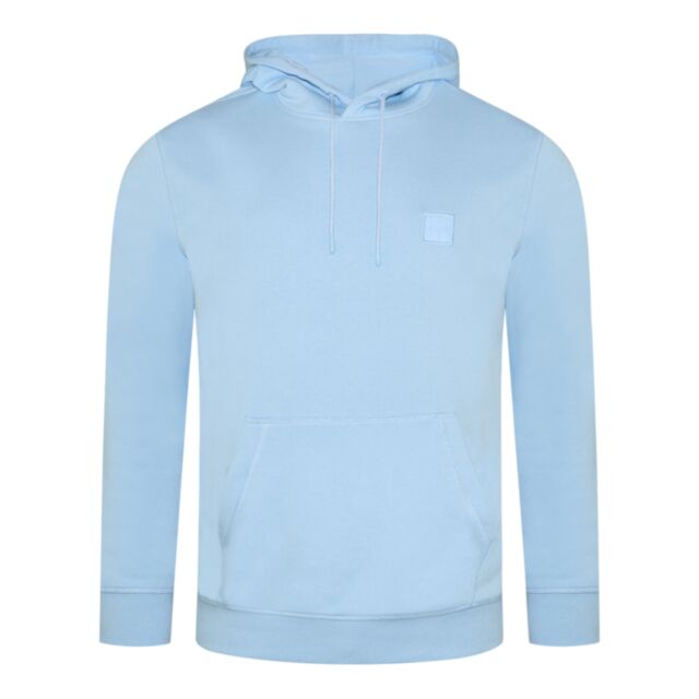Boss Wetalk Hoodie In Open Blue