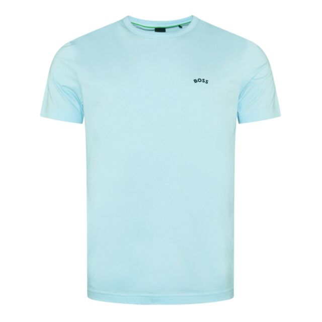 Boss Curved Tee Open Blue