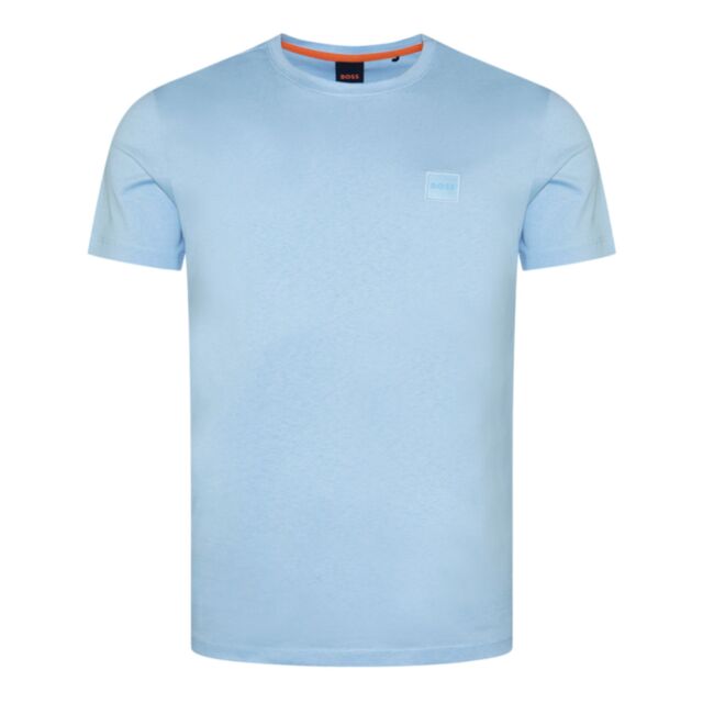 Boss Tales Tee Open Blue