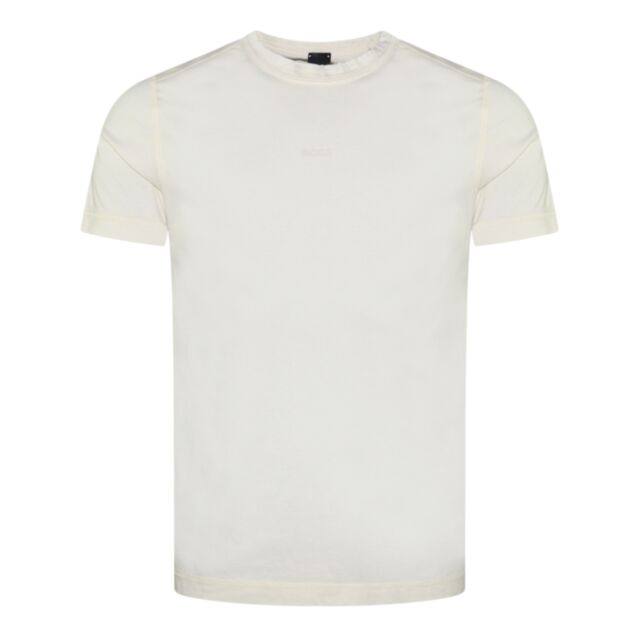 Boss Tokks Centre Logo T-shirt Light Bei