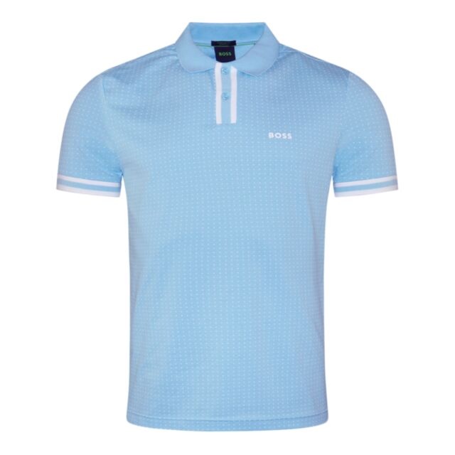 Boss Paddy 5 Polo Shirt Light Pastel blu