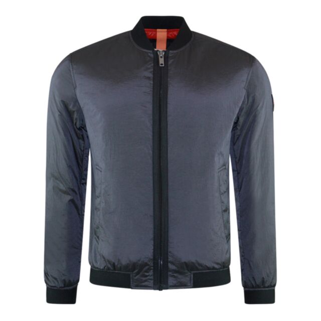 Boss Overse Bomber Jacket Dark Grey