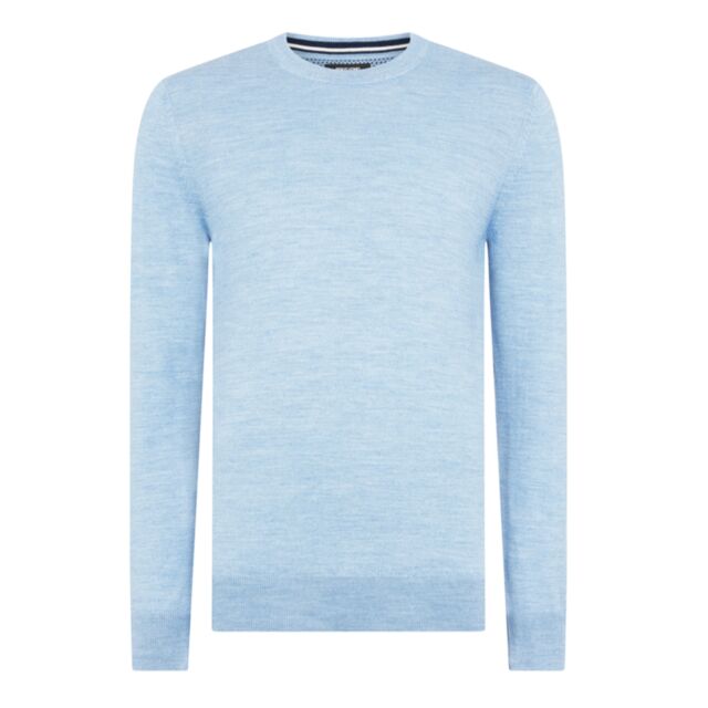 Remus Uomo LS Nk Sweater Lt Blue