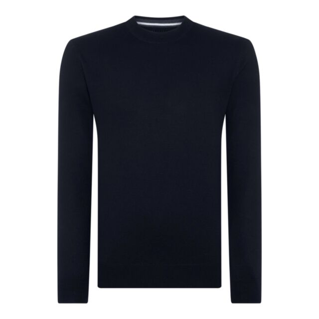 Remus Uomo LS Crew Nk Sweater Navy