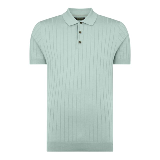 Remus Uomo SS Knitted Polo Mint