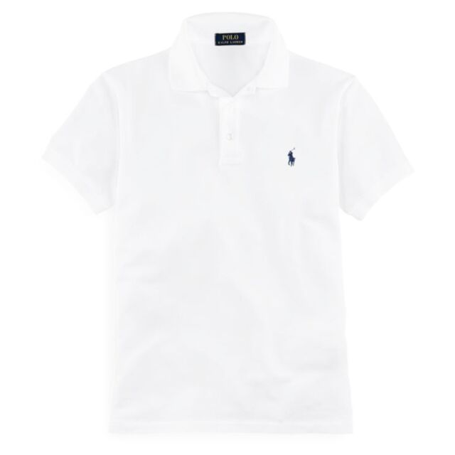 Ralph Lauren Slim Fit Polo White