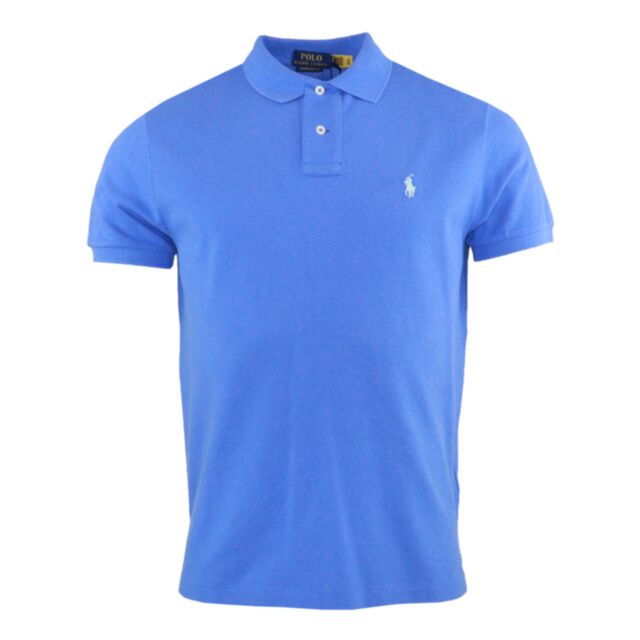 Ralph Lauren Slim Fit Polo In Blue