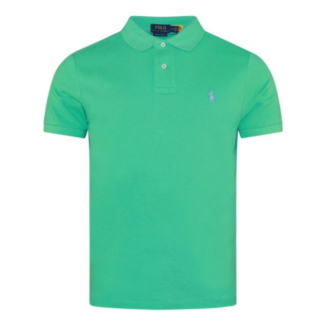 Ralph Lauren SS Mesh Polo In Green