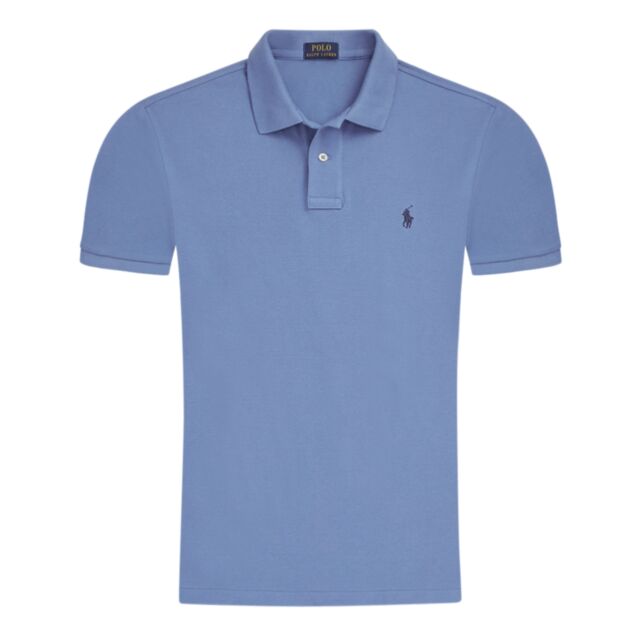 Ralph Lauren SS Mesh Polo Blue Navy