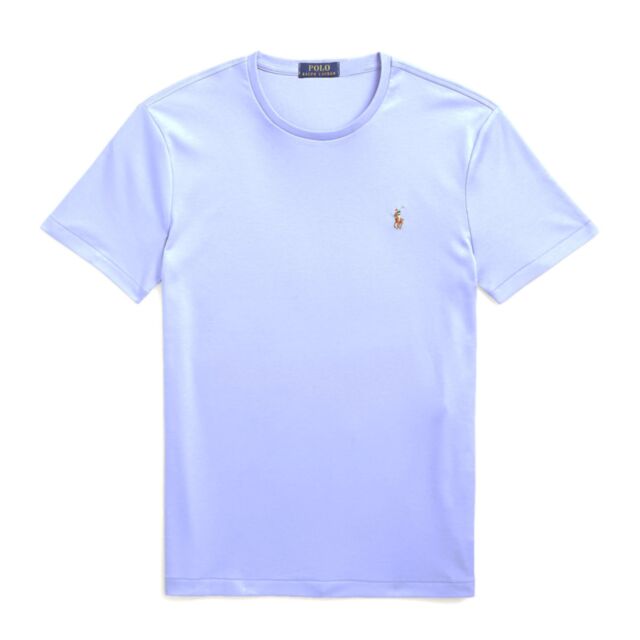 Ralph Lauren SS Pima Tee In Blue