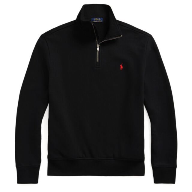Ralph Lauren Half Zip Sweat Black