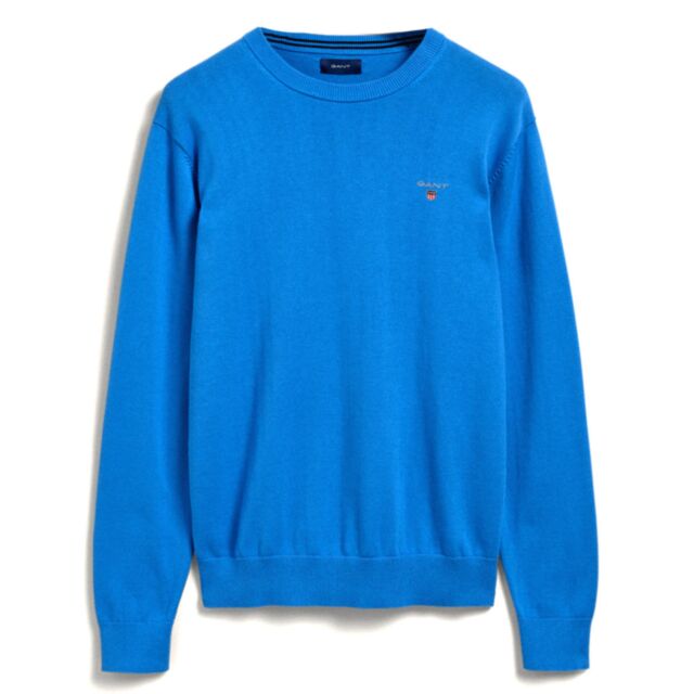 Gant Classic Cotton C-Neck Day Blue