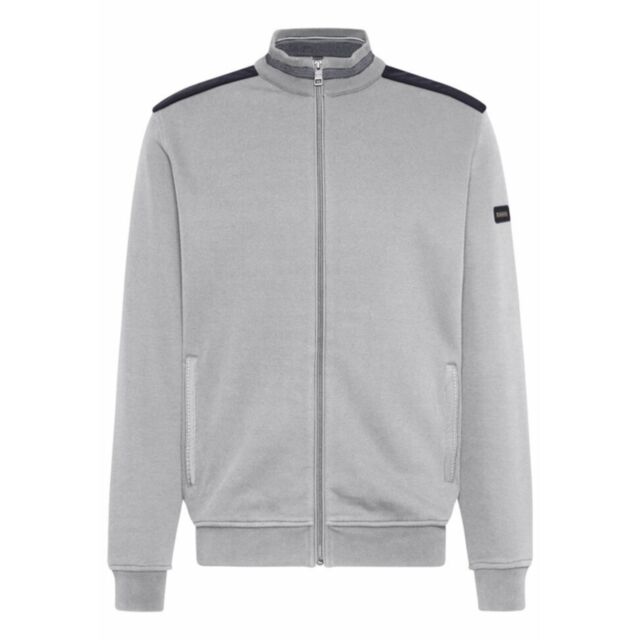 Bugatti Full Zip Knitted Top Ecru