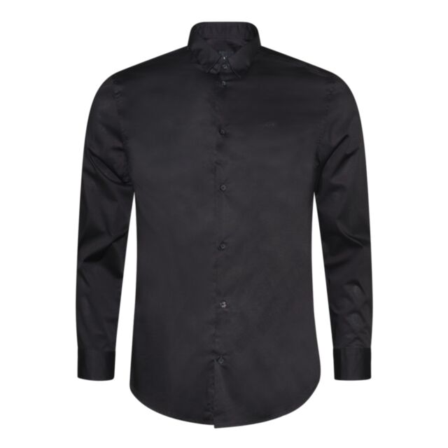 Armani Exchange Poplin Shirt Black