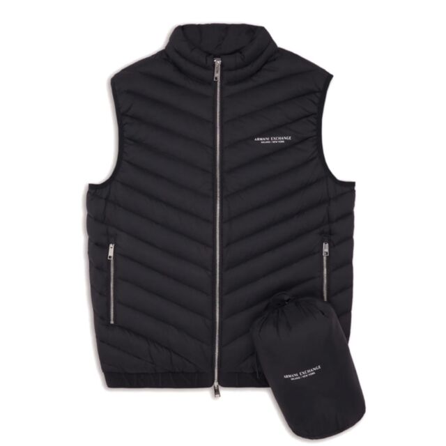 Armani Exchange Padded Gilet Black