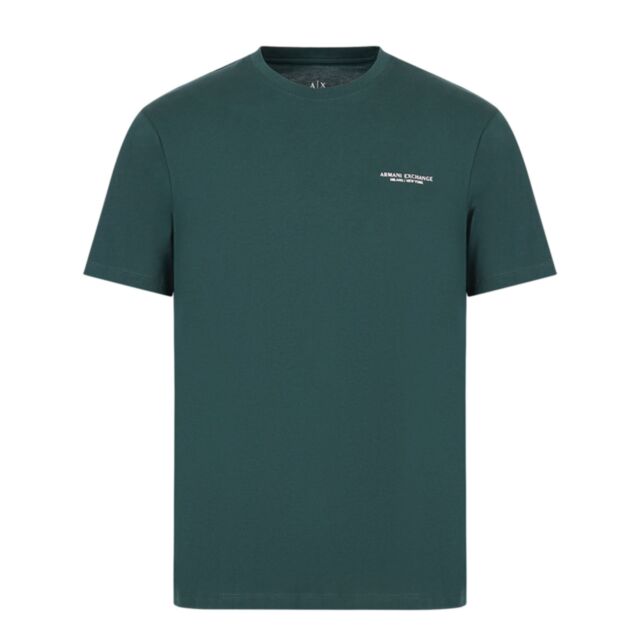 Armani Exchange Small Logo Tee Green Gab