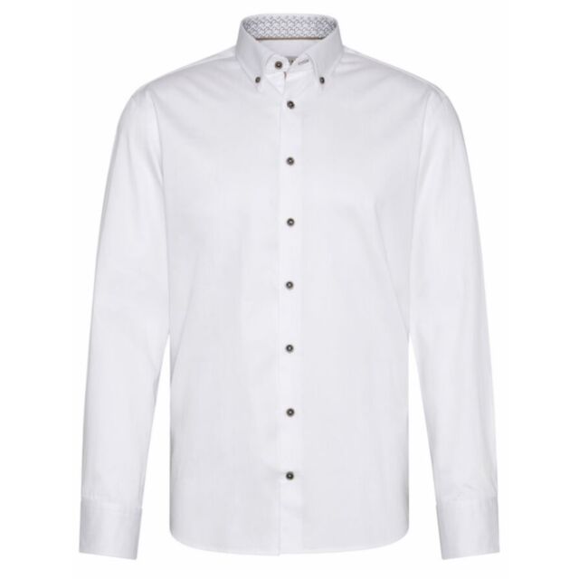 Bugatti Casual LS Shirt In White