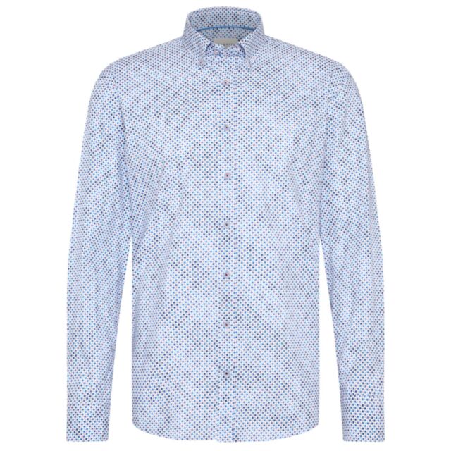 Bugatti Casual LS Shirt In Blue