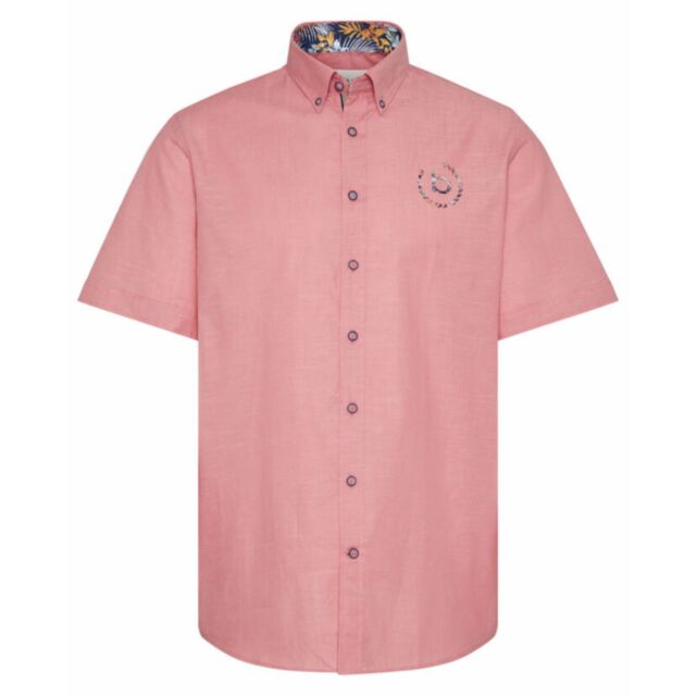 Bugatti Casual SS Logo Shirt Coral