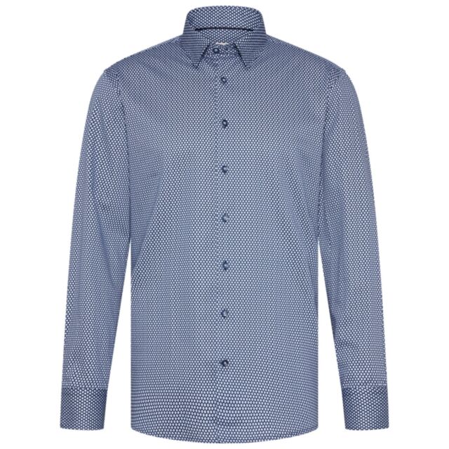 Bugatti Casual LS Shirt Navy Blue