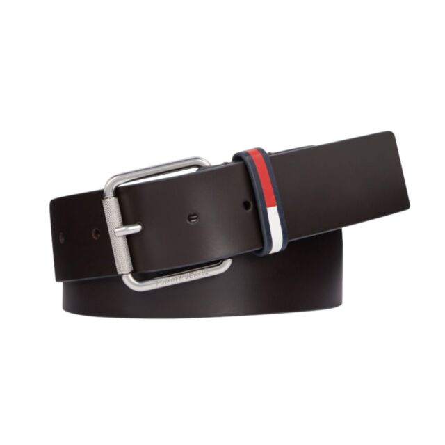 Tommy Jeans New Flag Belt Brown
