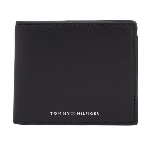 Tommy Hilfiger Leather CC Coin Wallet Bl